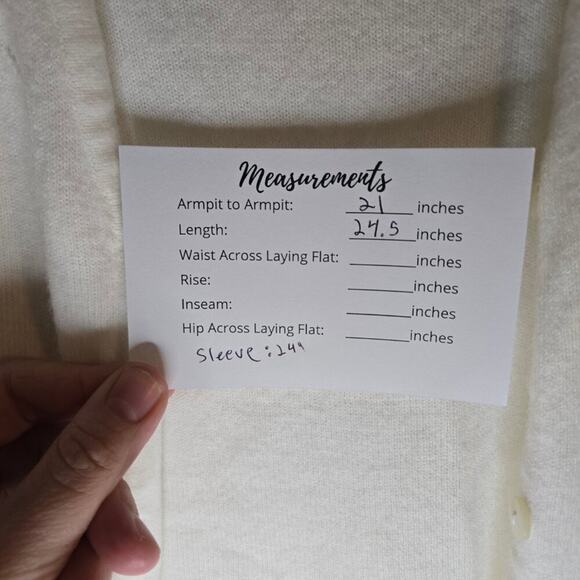 NORTON MCNAUGHTON White Cardigan Size Large [0304] - Picture 7 of 10